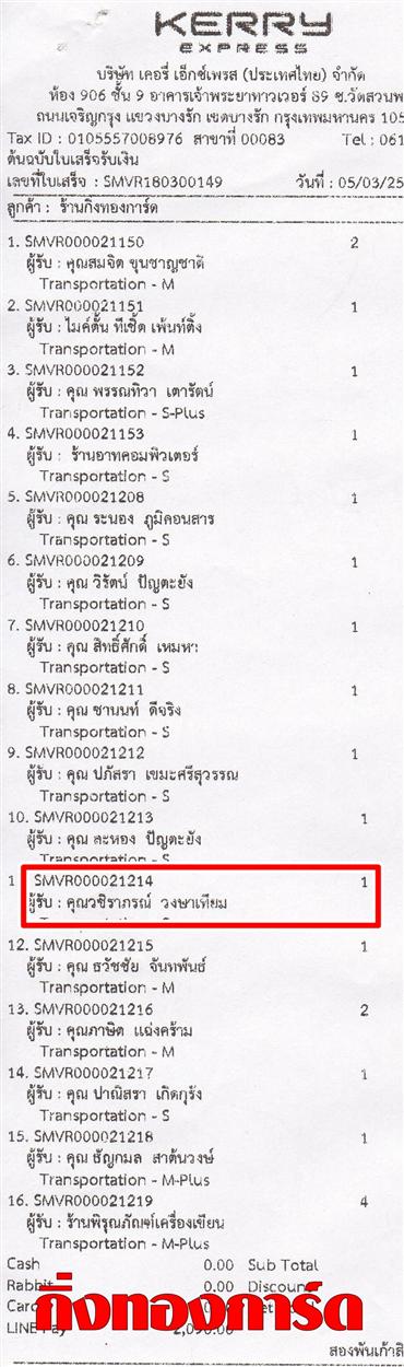 [Kerry] Ѵ  ػ Ҵ 5 x 7  Ẻ˹ ͧ س Ǫó ºǤѺ
