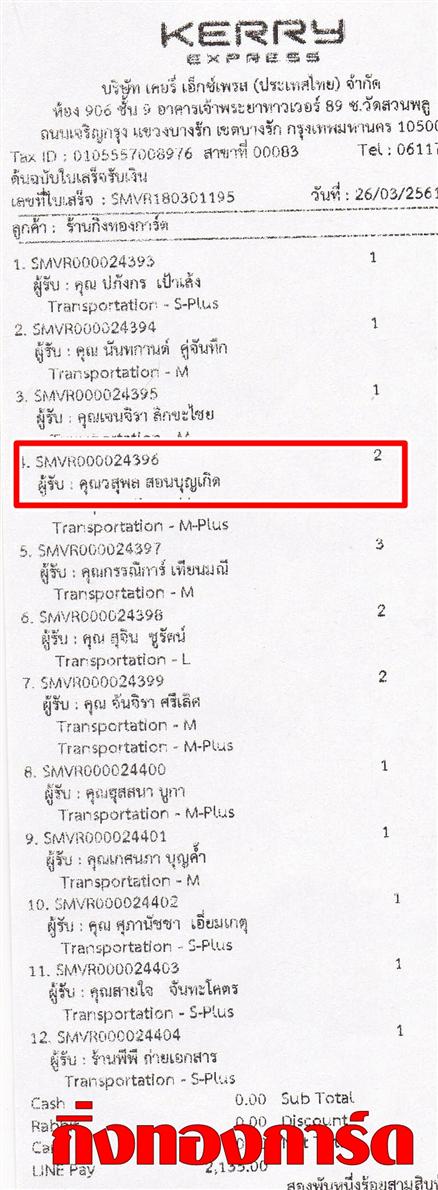 [Kerry] Ѵ  ػ Ҵ 5 x 7  Ẻ˹ ͧ س ؾ ºǤѺ