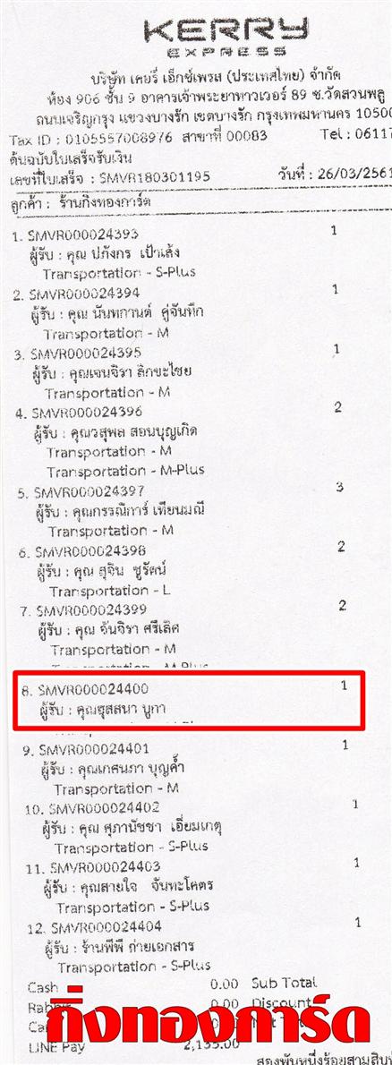 [Kerry] Ѵ  觧ҹ Ҵ 5 x 7  Ẻ˹ ͧ س ʹ ºǤѺ