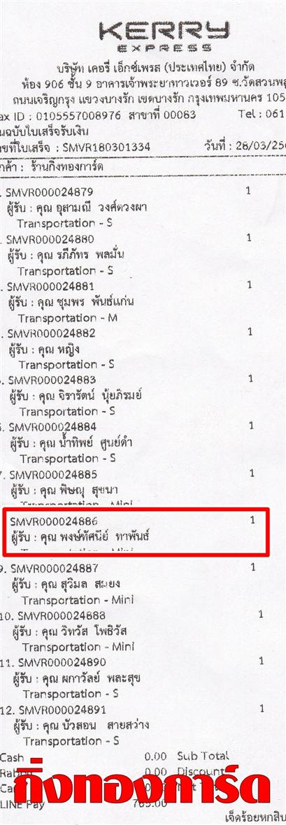 [Kerry] Ѵ 촾 ػ Ҵ 5 x 7  Ẻ˹ ͧ (3410) س ȹ ºǤѺ
