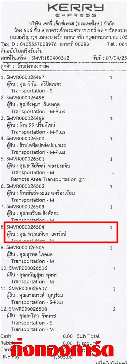 [Kerry] Ѵ  ػ Ҵ 4 x 6  Ẻ˹ ͧ س ó ºǤѺ