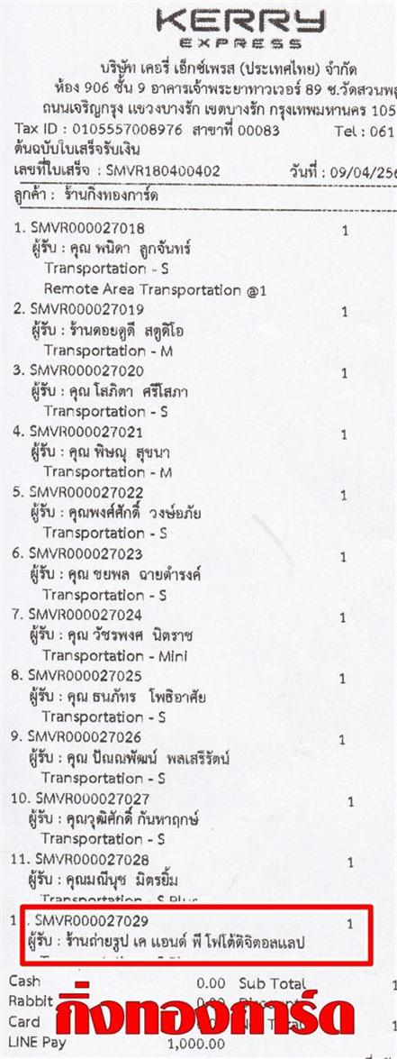 [Kerry] Ѵ  觧ҹ Ҵ 4 x 6  Ẻ˹ ͧ ҹٻ  ͹  ԨԵŻ