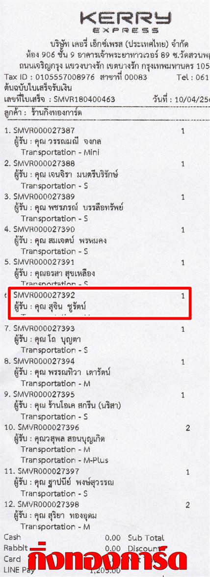 [Kerry] Ѵ  촧ҹԸ Ҵ 5 x 7  Ẻ˹ ͧ س بԹ ºǤѺ