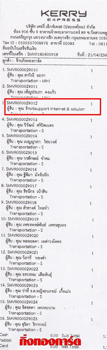 	[Kerry] Ѵ  ػ Ҵ 5 x 7  Ẻ˹ ͧ ҹ ITSupport ºǤѺ