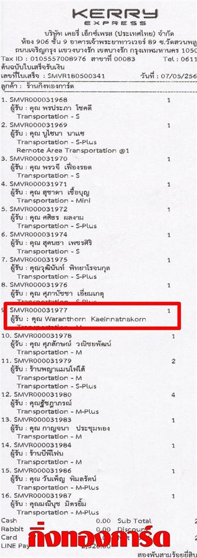[Kerry] Ѵ  觧ҹ ػ  ẺѺ/˹ ͧ س Waranthorn ºǤѺ