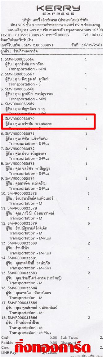 [Kerry] Ѵ  ػ Ҵ 5 x 7  Ẻ˹ ͧ س Ѫ ºǤѺ