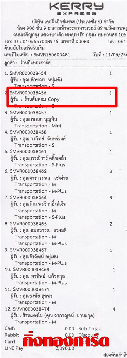 [Kerry] Ѵ  觧ҹ Ҵ 4 x 6  Ẻ˹ ͧ ҹ Copy ºǤѺ