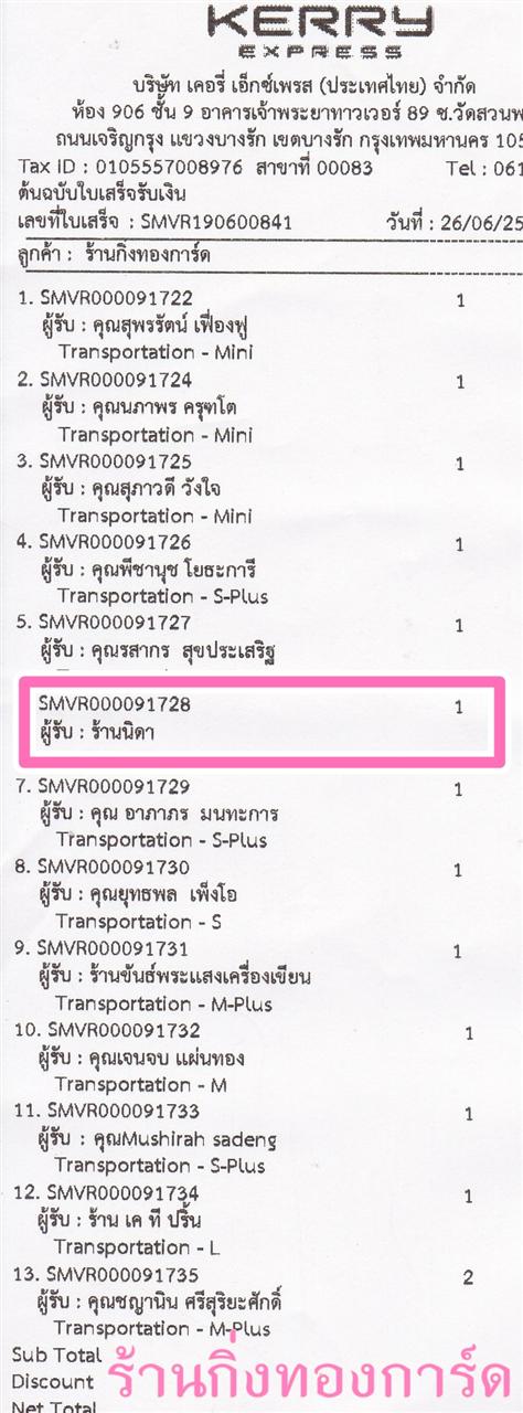 [Kerry] Ѵ  觧ҹ Ҵ 4x6 / 5x7  Ẻ˹ ҫͧ ҹԴ  º¤