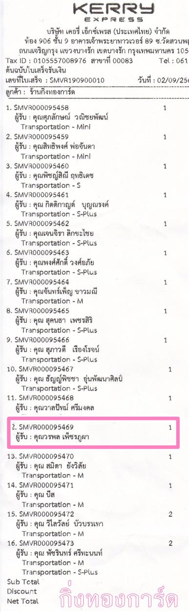 [Kerry] Ѵ 촾 촷ӺحʹԹ Ҵ 5 x 7  ˹ ͧ (85452) س þ  º¤Ѻ