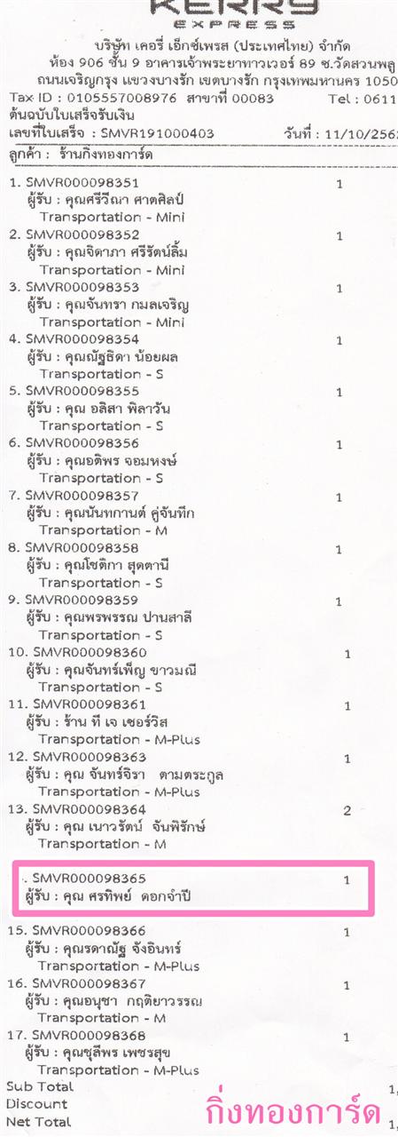 [Kerry] Ѵ  觧ҹ ػ Ҵ 4 x 6  Ẻ˹ ͧ س ÷Ծ º¤Ѻ