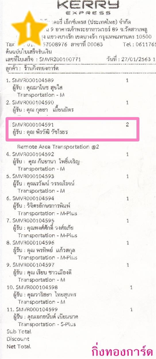 [Kerry] Ѵ  ػ Ҵ 5 x 7  Ẻ˹ ͧ س Ѳ ºǤѺ