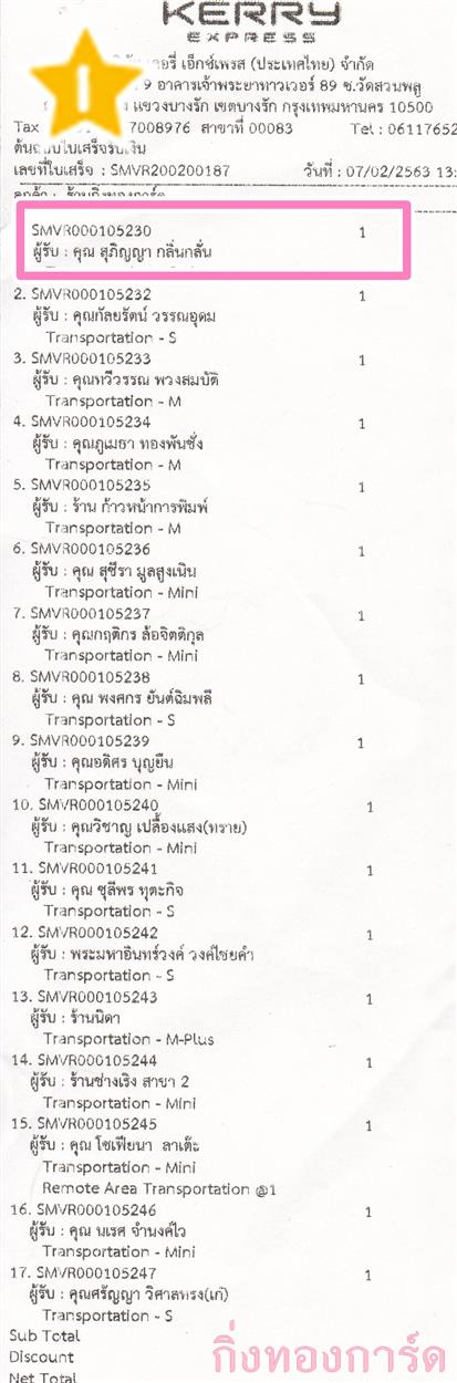 [Kerry] Ѵ 촾 觧ҹ Ҵ 5 x 7  Ẻ˹ ͧ (85301) س ԭ ºǤѺ