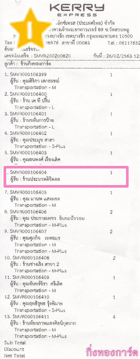 [Kerry] Ѵ  ػ Ҵ 5 x 7  Ẻ˹ ͧ ҹŴԨԵ ºǤѺ