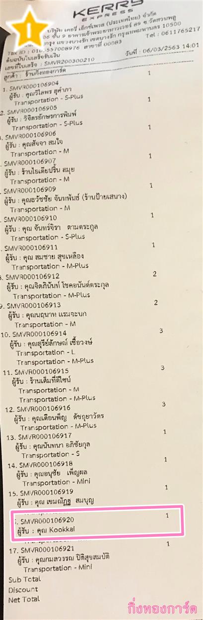 [Kerry] Ѵ ͧդ  29 Ҵ 5.25 x 7.25  ˹ 80  ա س Kookkai ºǤѺ