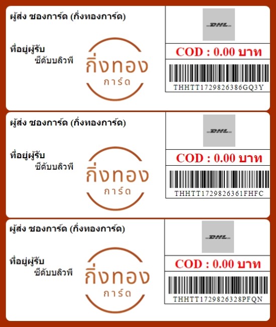 [DHL] Ѵ ͧһ ͧԴ ͧԹ ͧ»Ѩ ͧ Ҵ 4x9  80  մѺǾ